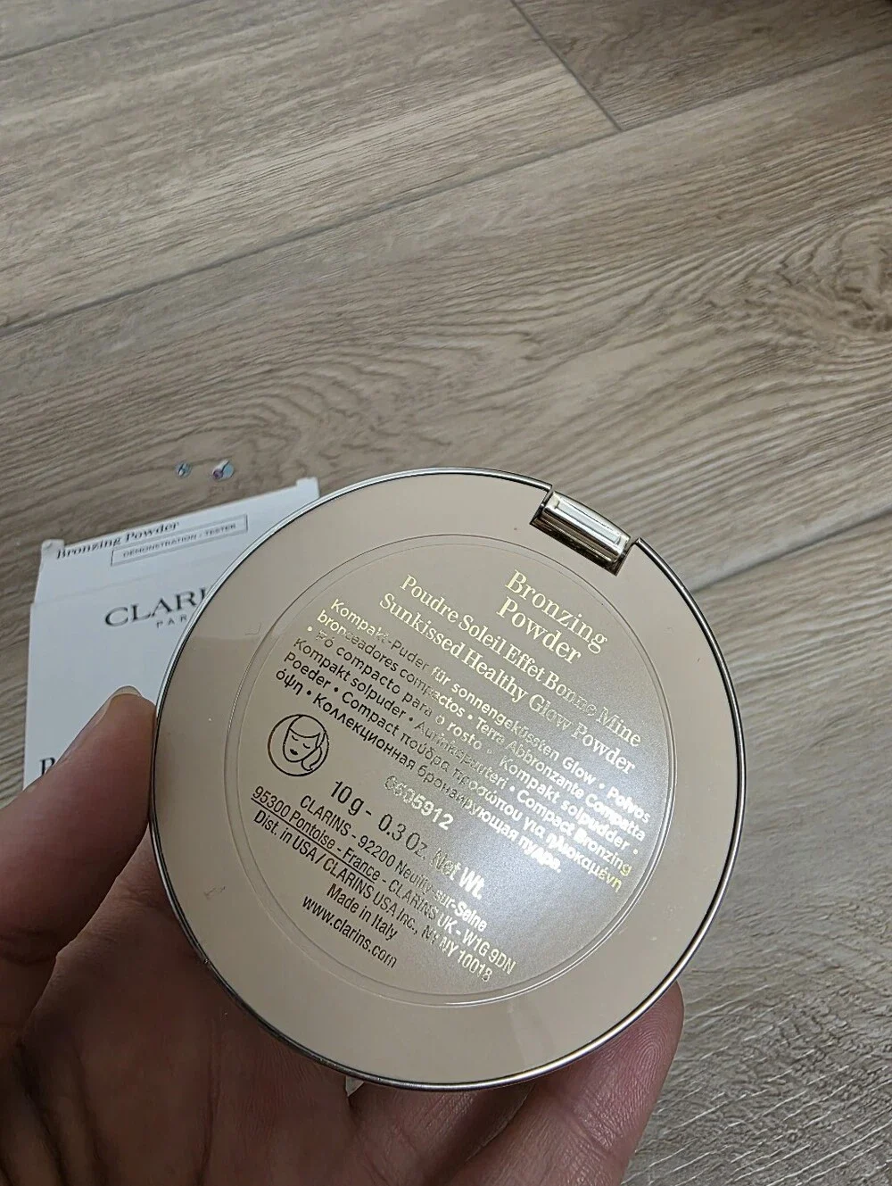 Clarins Luminous Matte Bronzing Compact Glow Powder New